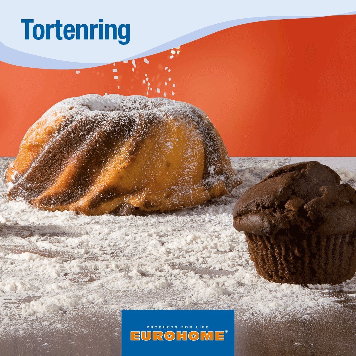 EUROHOME Tortenring Edelstahl Kuchenring verstellbar Rostfrei spülmaschingeeignet, Edelstahl, (Torgenring bis 30 cm verstellbar, 8 cm hoch), Tortenring hoch - Kuchenform rund