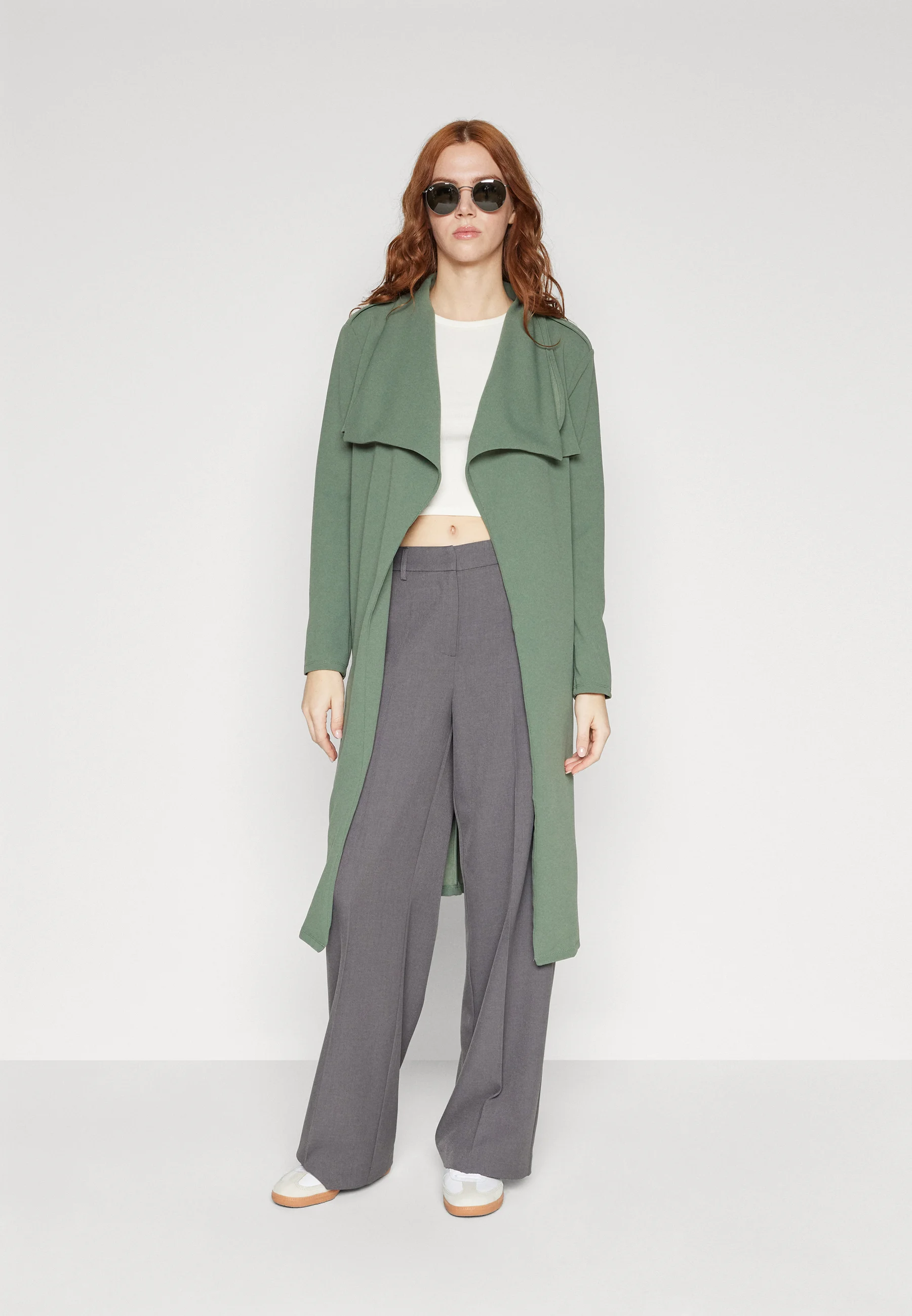 VILA VICLARA LONG DRAPY - Gabardina