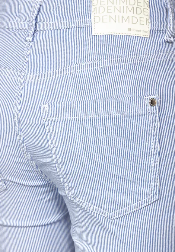 Street One Slim Fit Hose mit Streifen