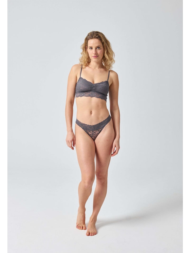SNOCKS Spitzen-BH Damen 1 Stück in Grau günstig kaufen