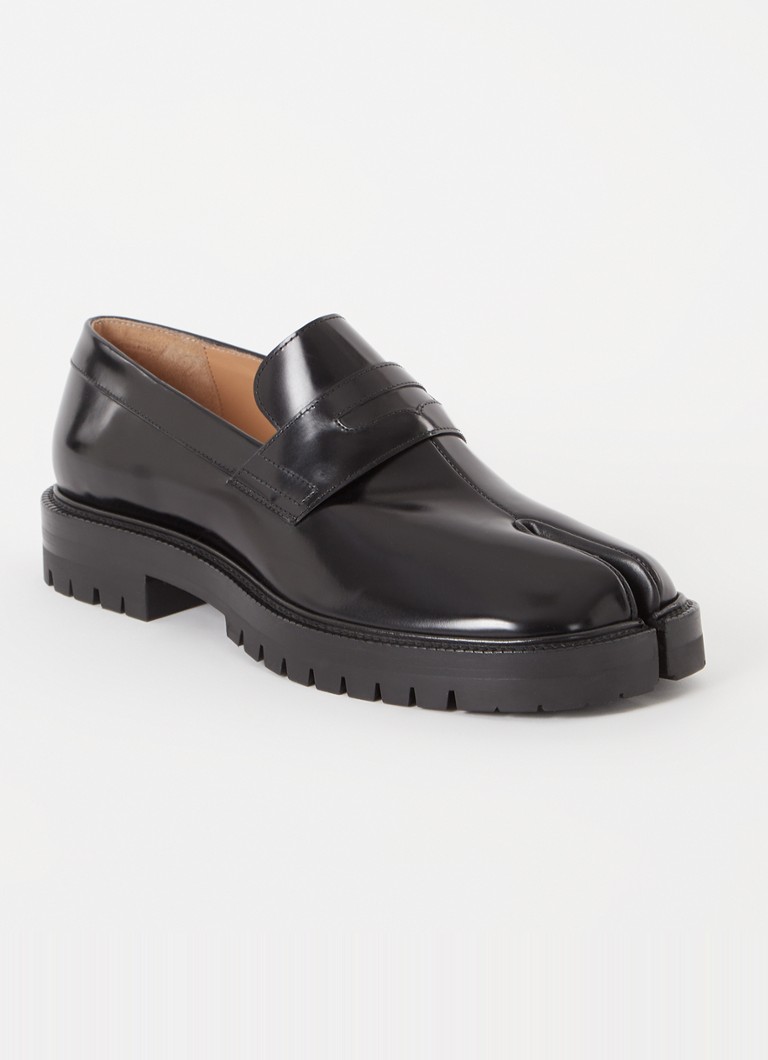 Maison Margiela Tabi mokasín z teľacej kože