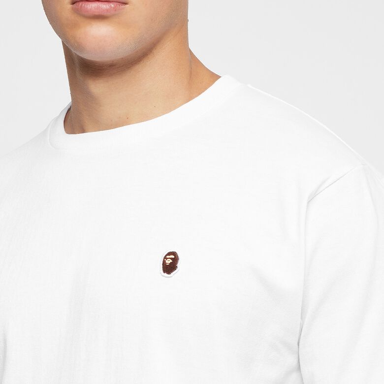 A Bathing Ape Head One Point Tee white