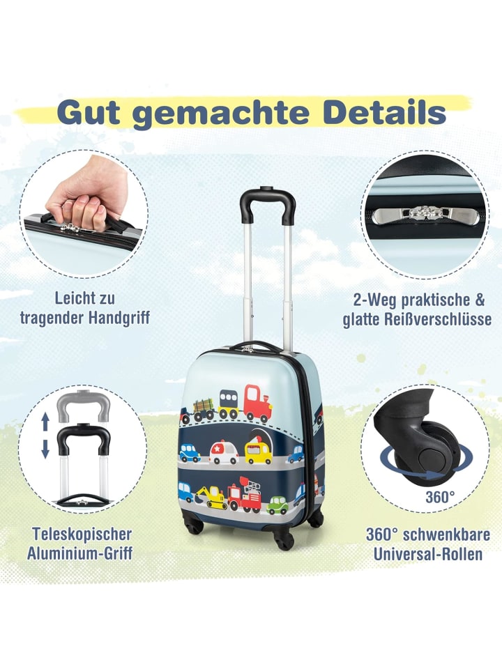 COSTWAY 2 tlg. Trolley mit Rucksack in Andere günstig kaufen onesize