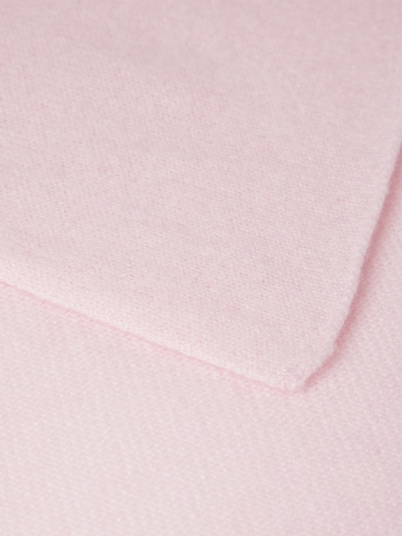 Kaschmirschal im unifarbenen Design in rosa