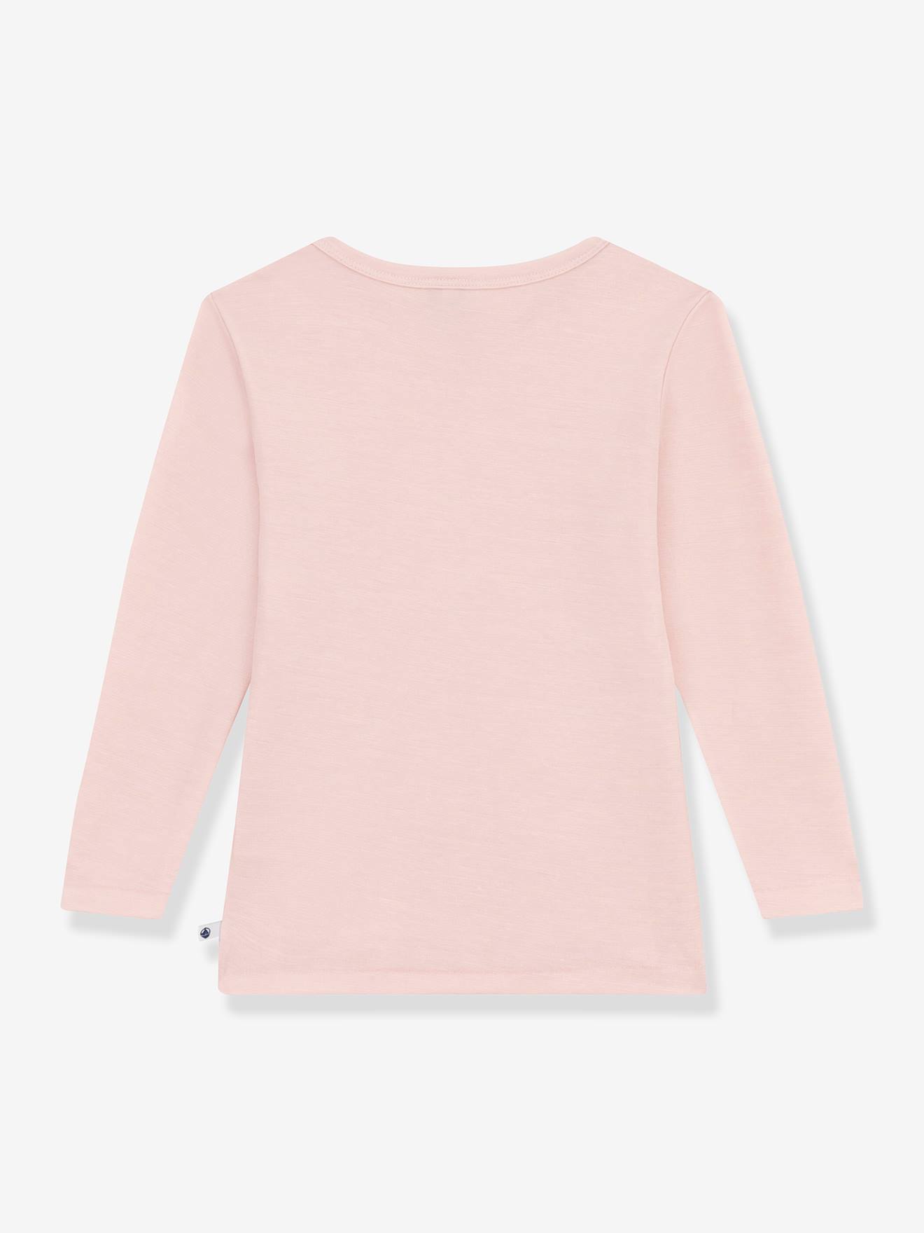 Petit Bateau Kinder Thermo-Shirt mit Wolle PETIT BATEAU - rosa