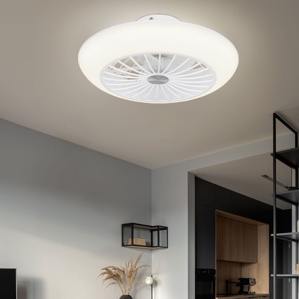 etc-shop Deckenventilator, Deckenventilator mit Beleuchtung leise