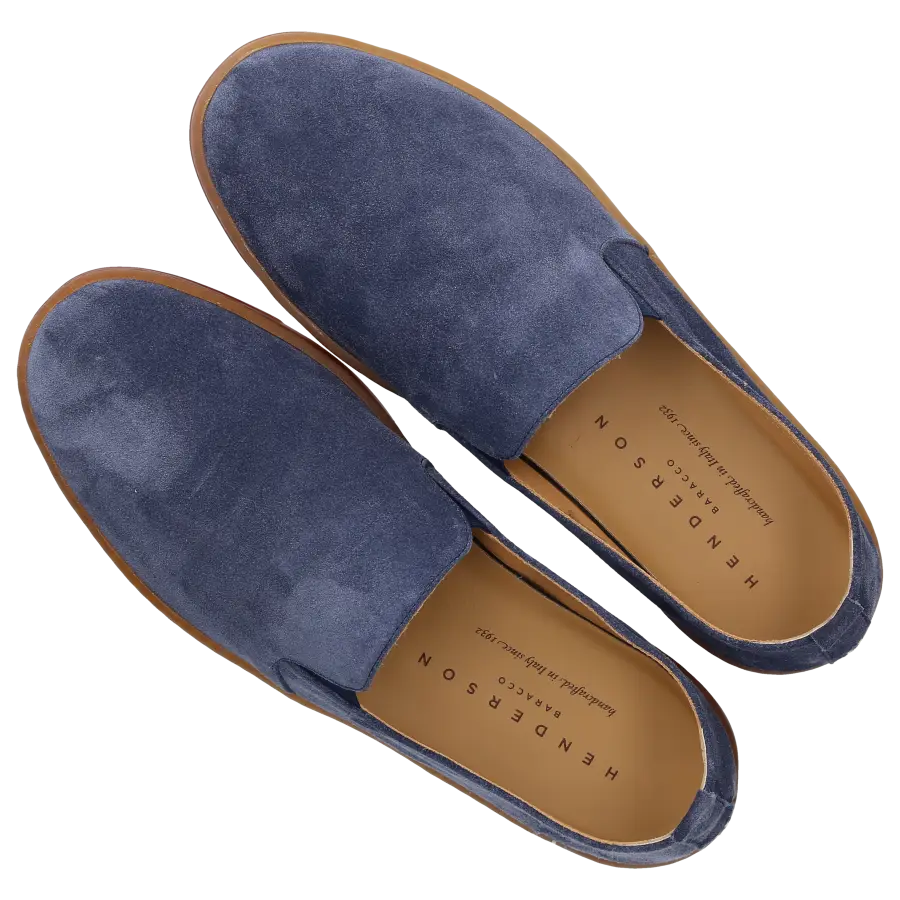 Henderson - Slipper RODI 18 Veloursleder - blau