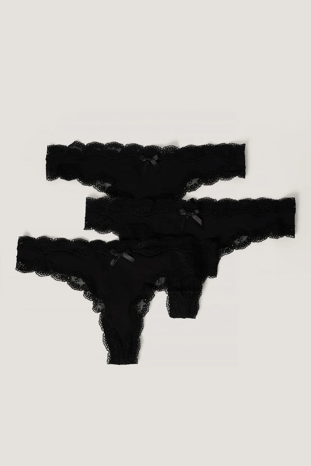 NA-KD  Unterhosen - Schwarz - Unifarben