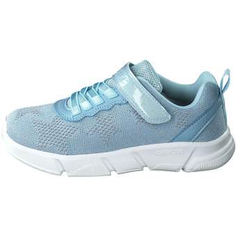 Geox J Aril Girl Sneaker in blau