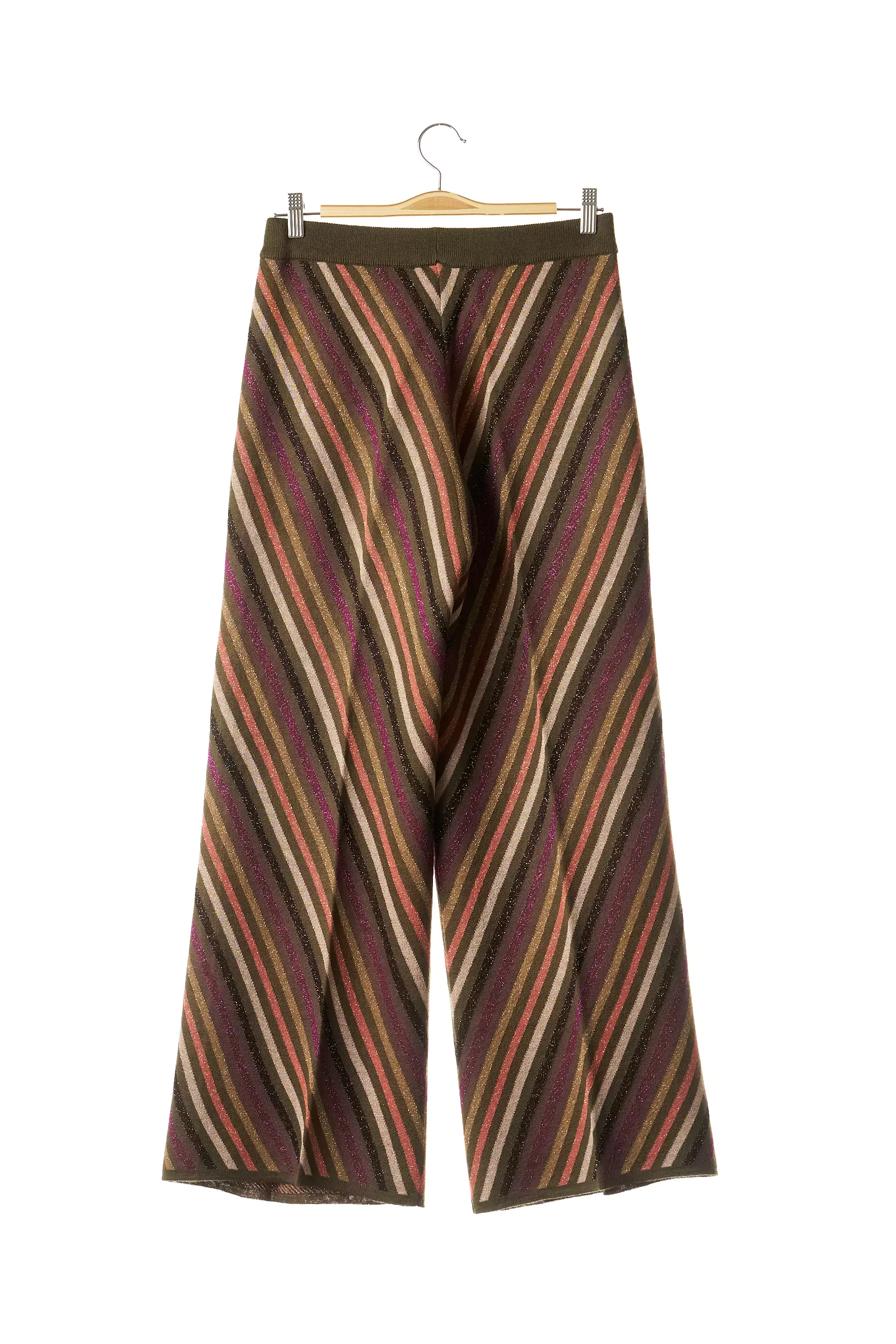 Twinset Pantalons Larges Femme couleur vert