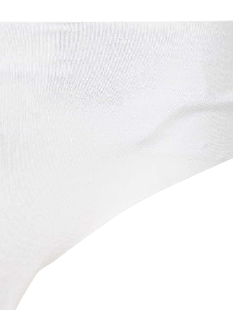 String mit Stretch-Anteil - nahtlos Modell Invisible Cotton in weiß