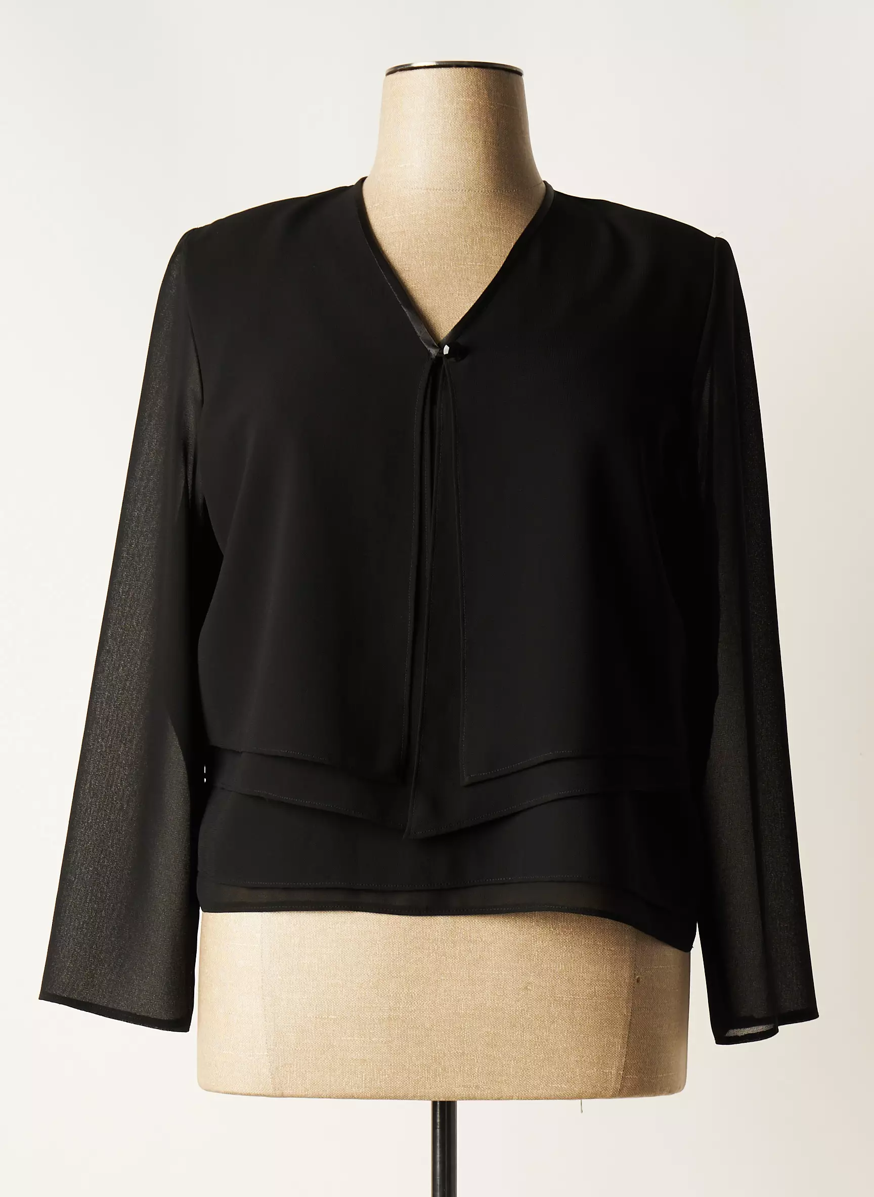 Doucel Twinset Femme couleur noir