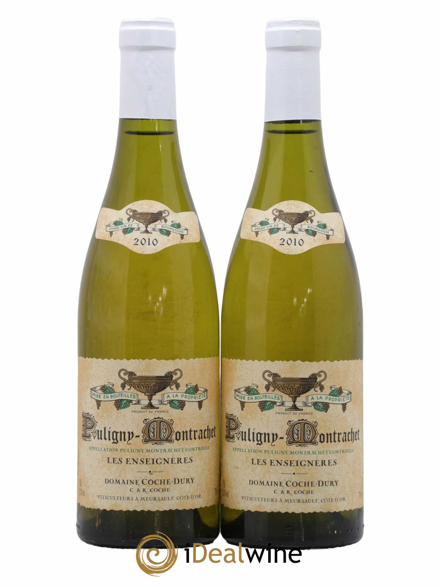 Puligny-Montrachet Les Enseignères Coche Dury (Domaine)  2010 - Lot de 2 Bouteilles