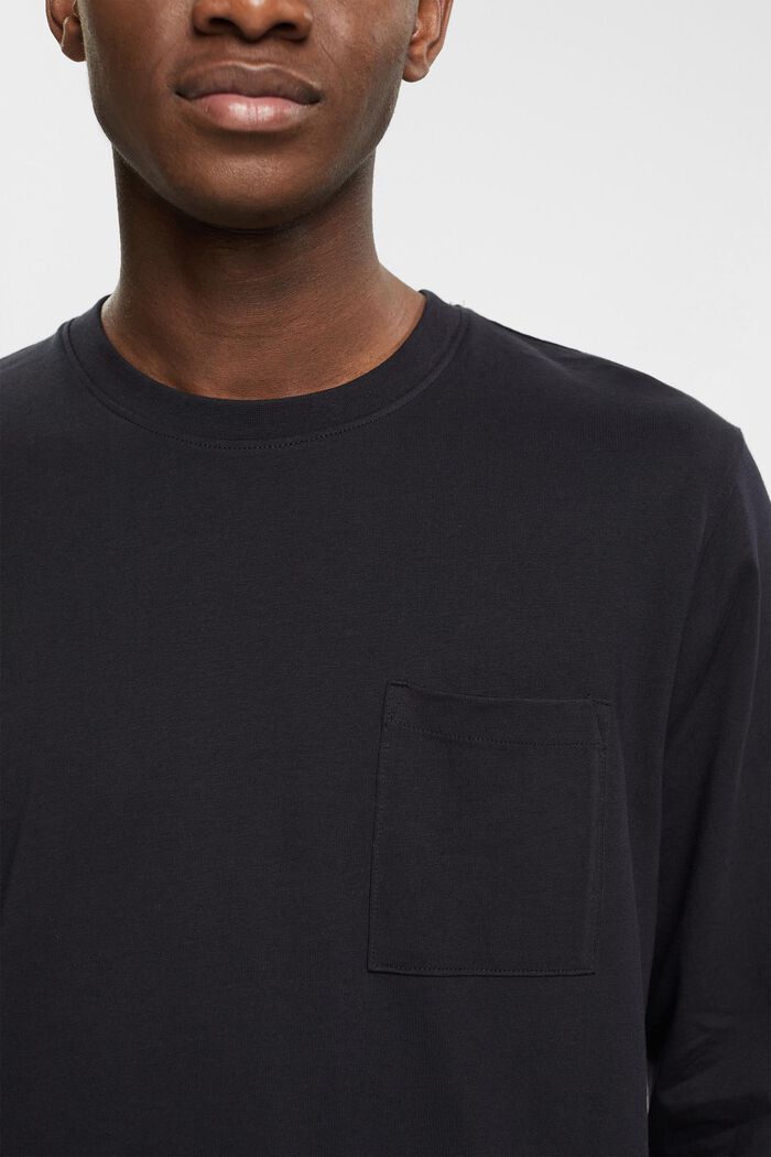 Langarm-Top aus Jersey, 100 % Baumwolle