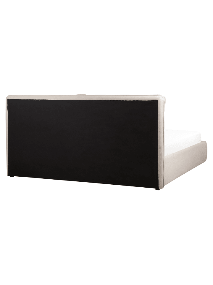 Beliani Doppelbett BAJONNA in Beige - (W) 204 x (H) 102 x (L) 235 cm günstig kaufen onesize