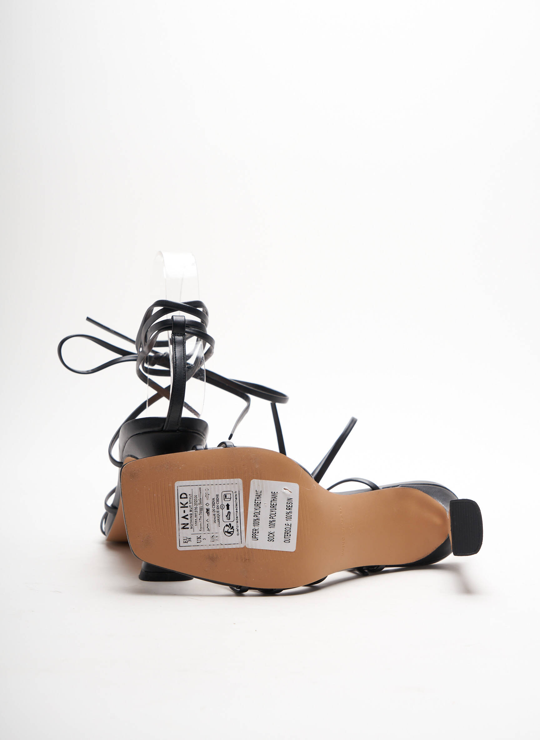 Na Kd Sandales Nu Pieds Femme couleur noir