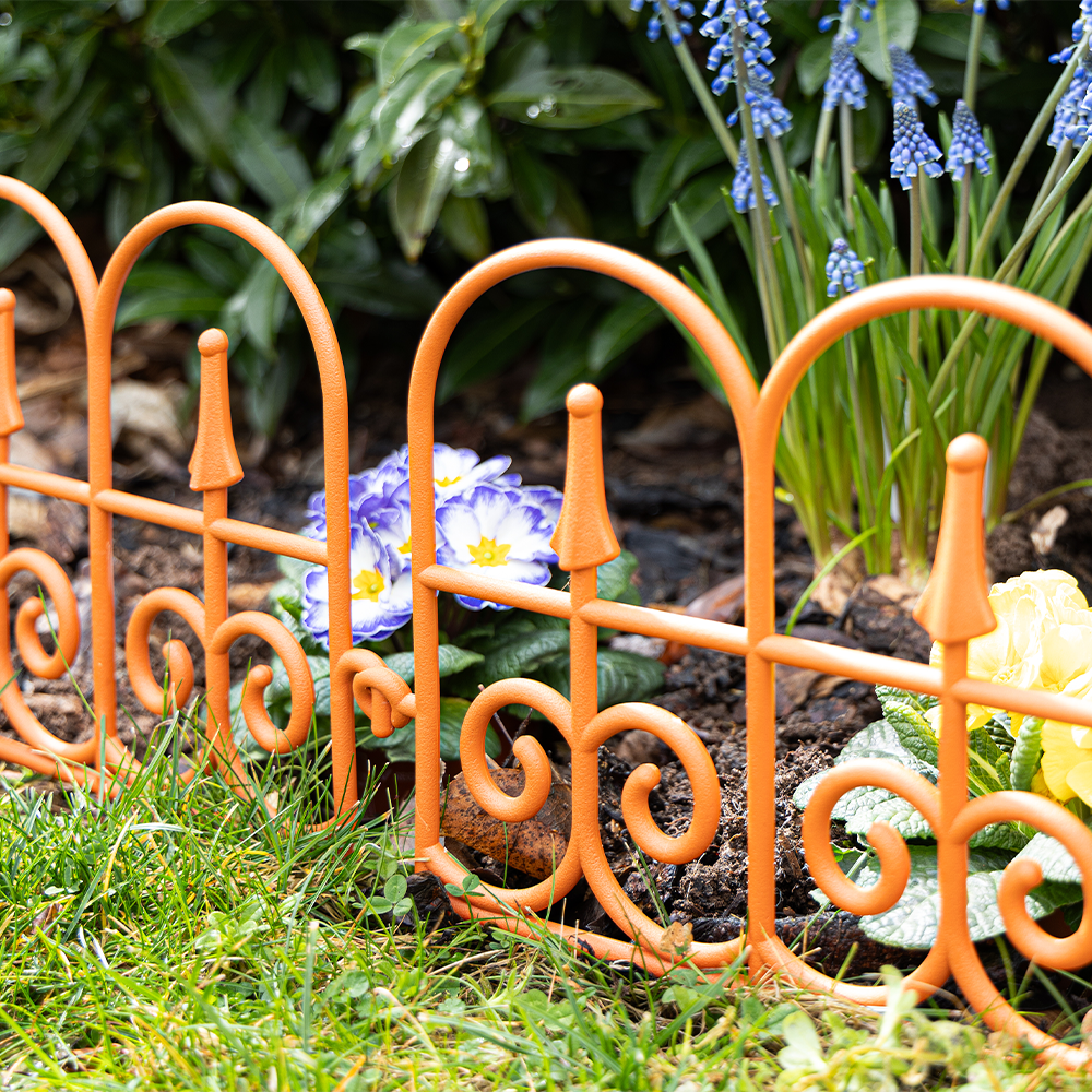 Powertec Garden Gartenzaun-Set 10 teilig aus PP, ca. 58 x 33,5 cm