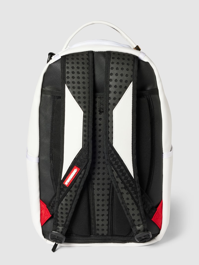Rucksack mit Motiv-Print Modell 'SHARK' in weiß