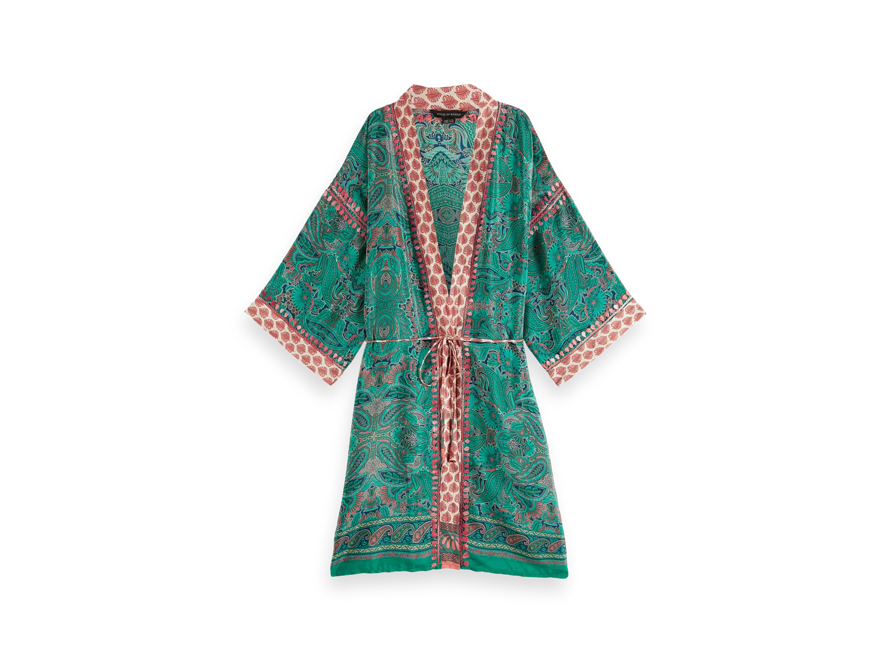 Jaypur Sari Kimono Nana Turquoise