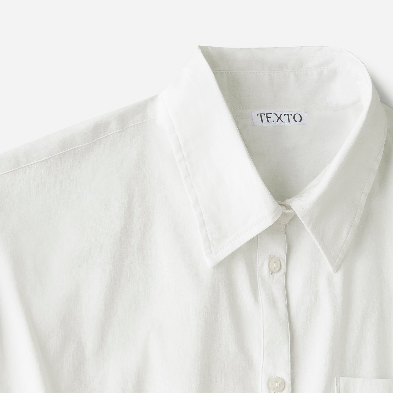 Chemise TEXTO blanche mi-longue