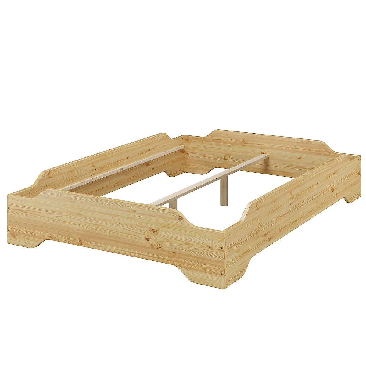 Jugendbett 140x200 Kiefer massiv mit Rollrost