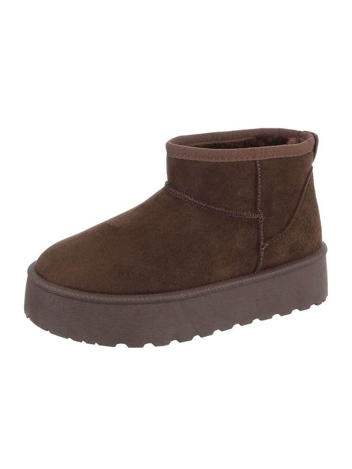 Ital-Design Stiefelette in Braun günstig kaufen