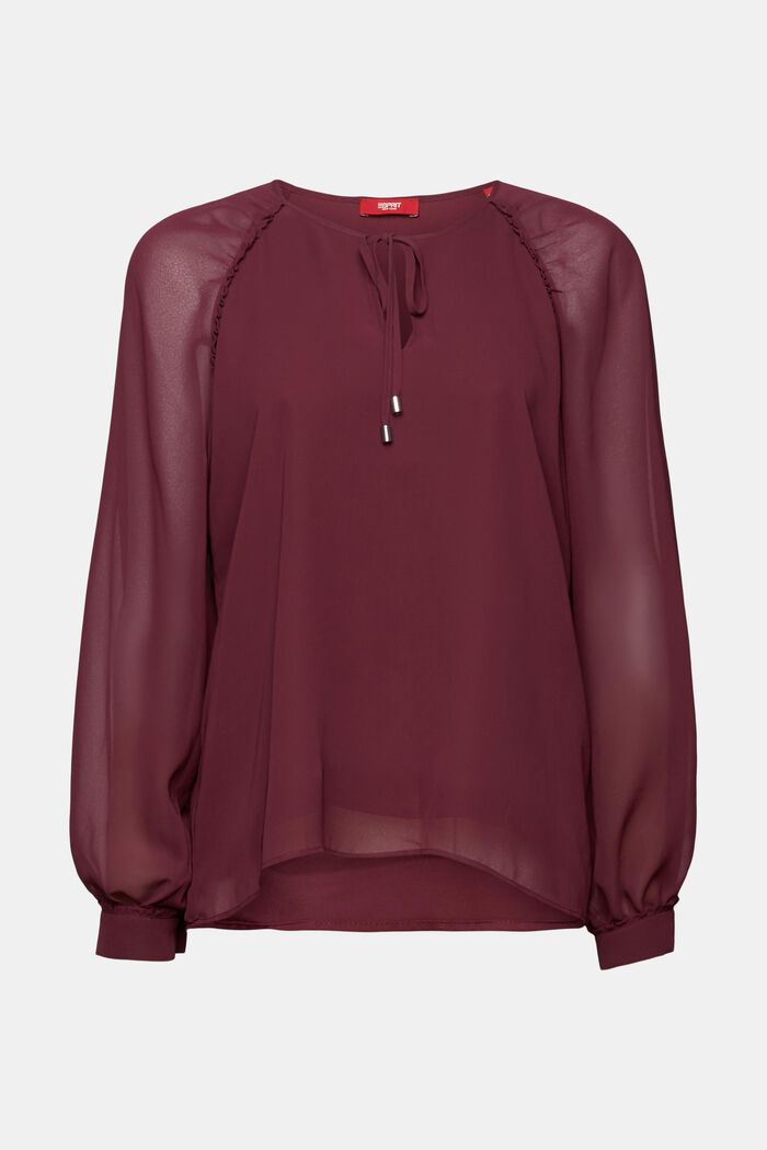 Recycelt: Chiffonbluse