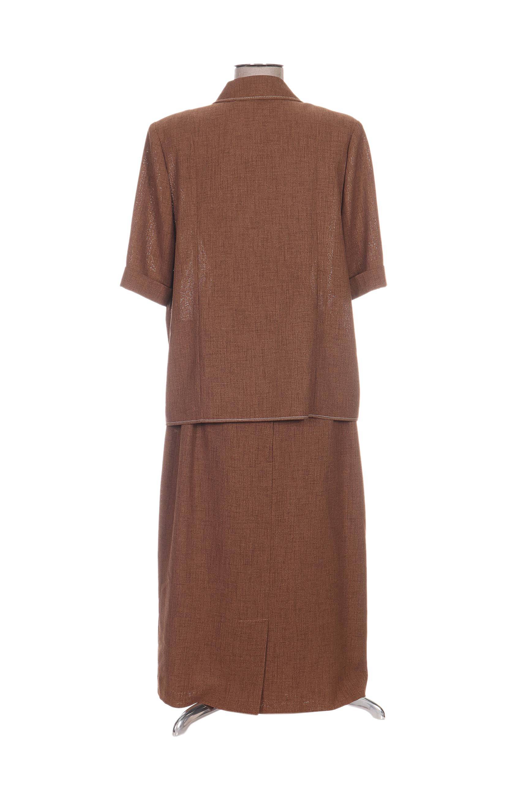 Nonet Jupe Veste Femme couleur marron
