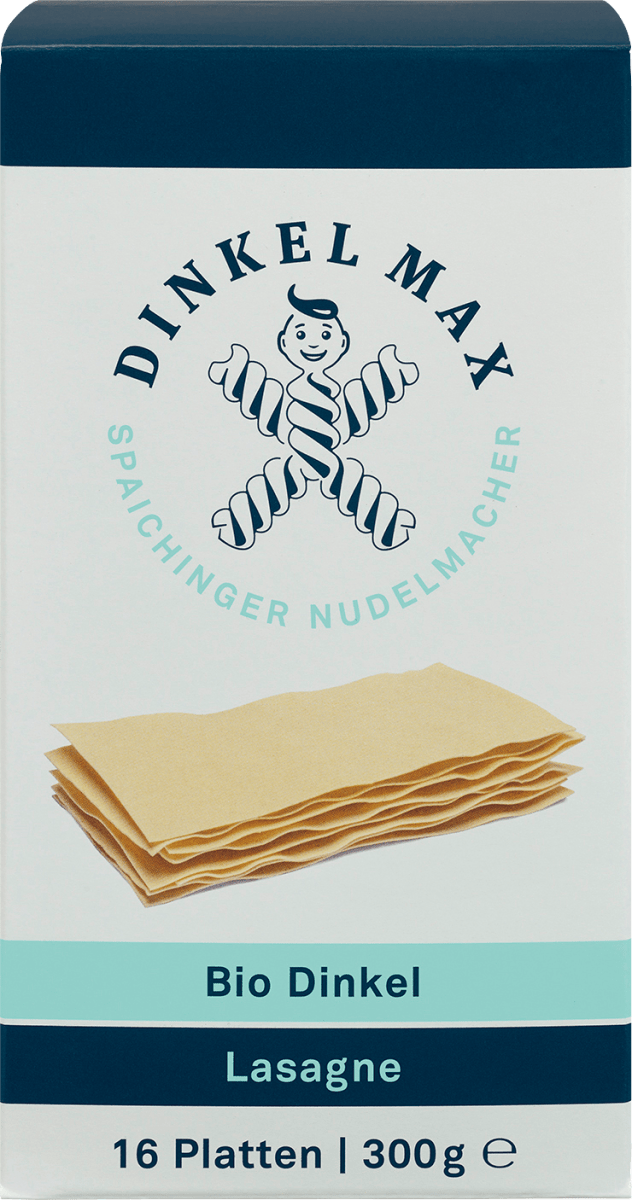 Nudeln, Lasagne aus Dinkel, 300 g