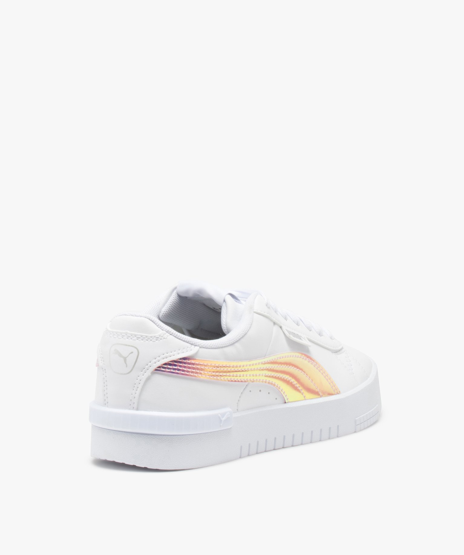 Baskets fille à lacets et détails irisés – Puma Jada blanc | GEMO