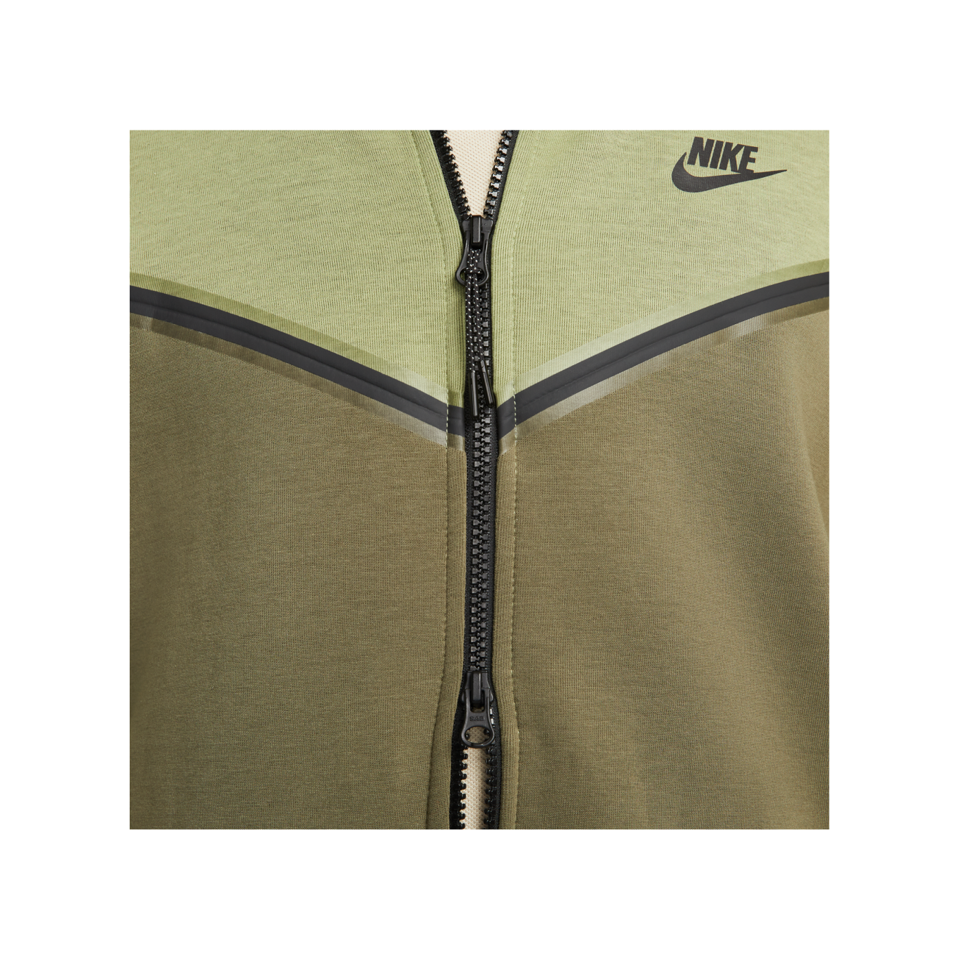 Nike Tech Fleece Windrunner Grün Schwarz F334