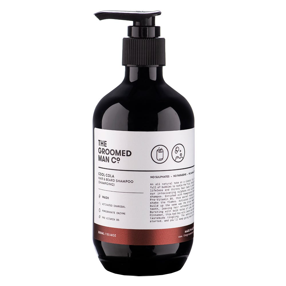 The Groomed Man Cool Cola Hair & Beard Shampoo 300 ml