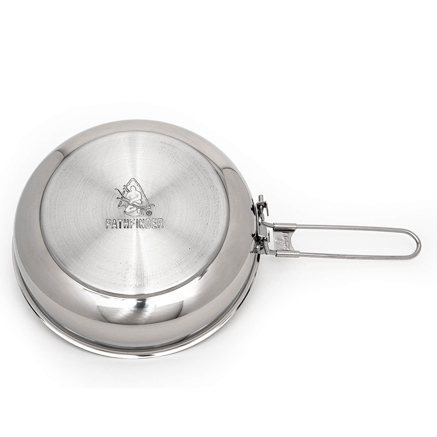 Edelstahl Pfanne mit Deckel