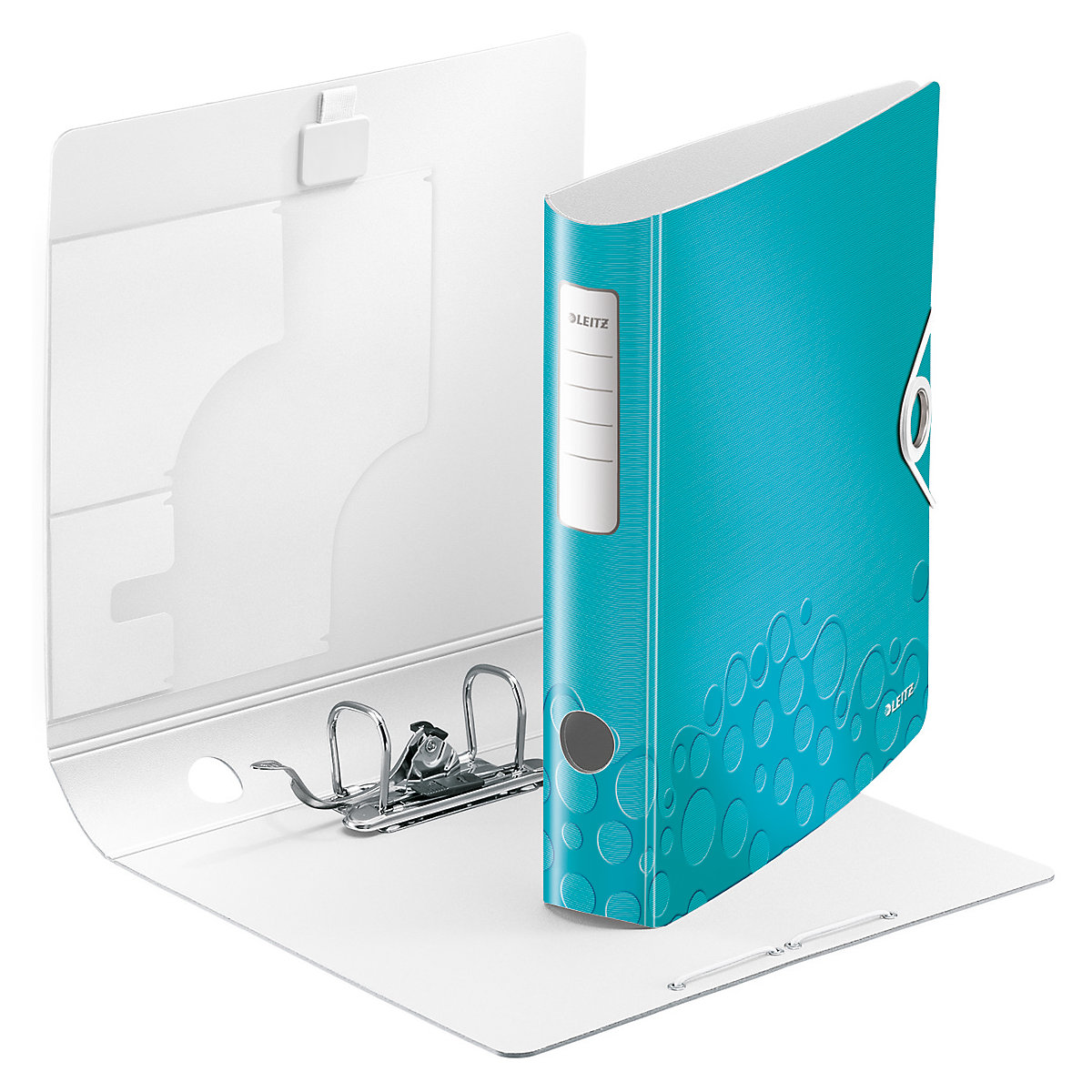 Aktenordner Polyfoam 1107 Active WOW eisblau A4 180°, Breite 6 cm