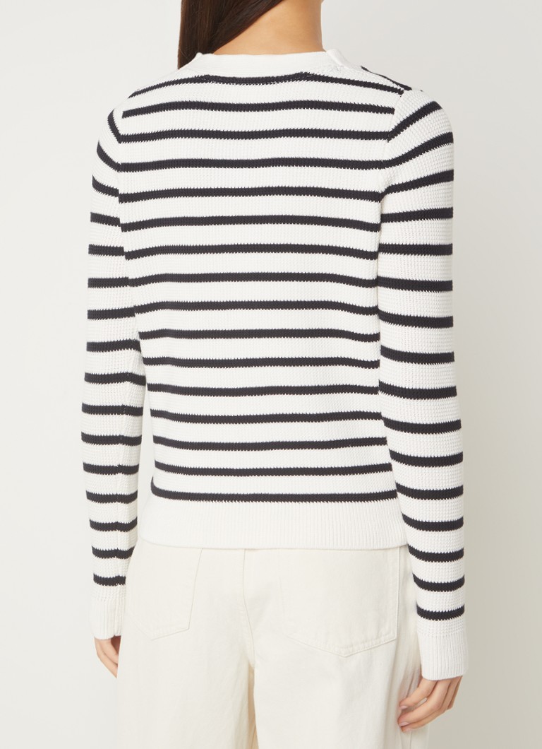 Cardigan cu dungi tricotate fin Chloe Phase Eight