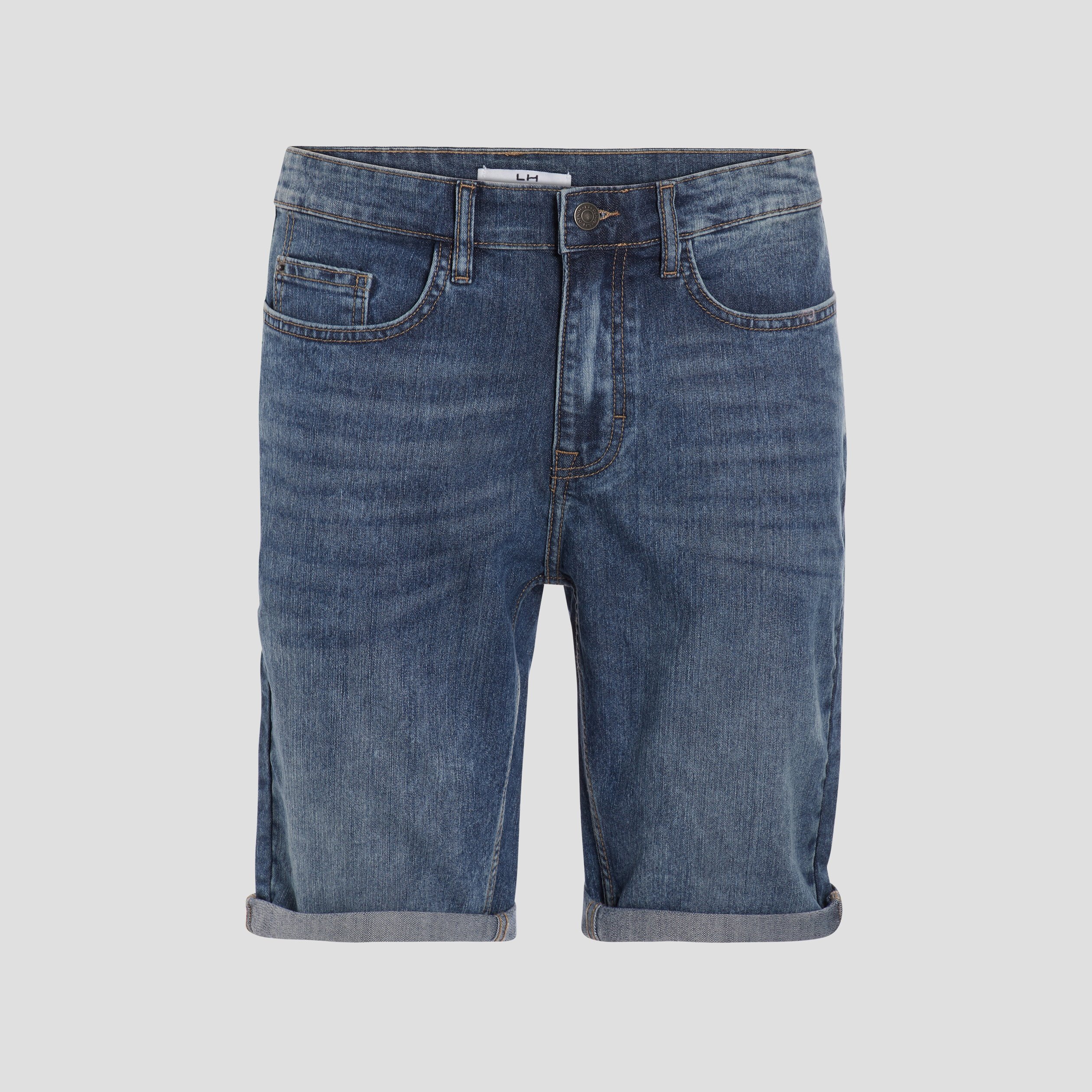 Bermuda regular en jean denim stone homme | La Halle