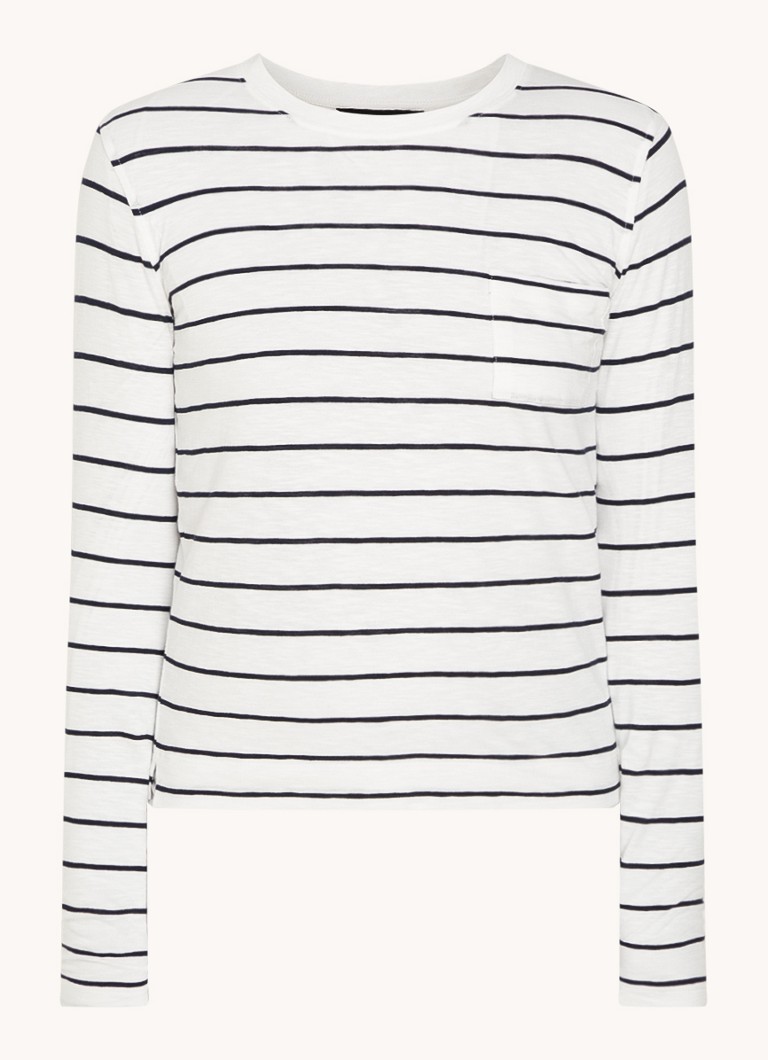Camisa de manga comprida Whistles com estampa listrada