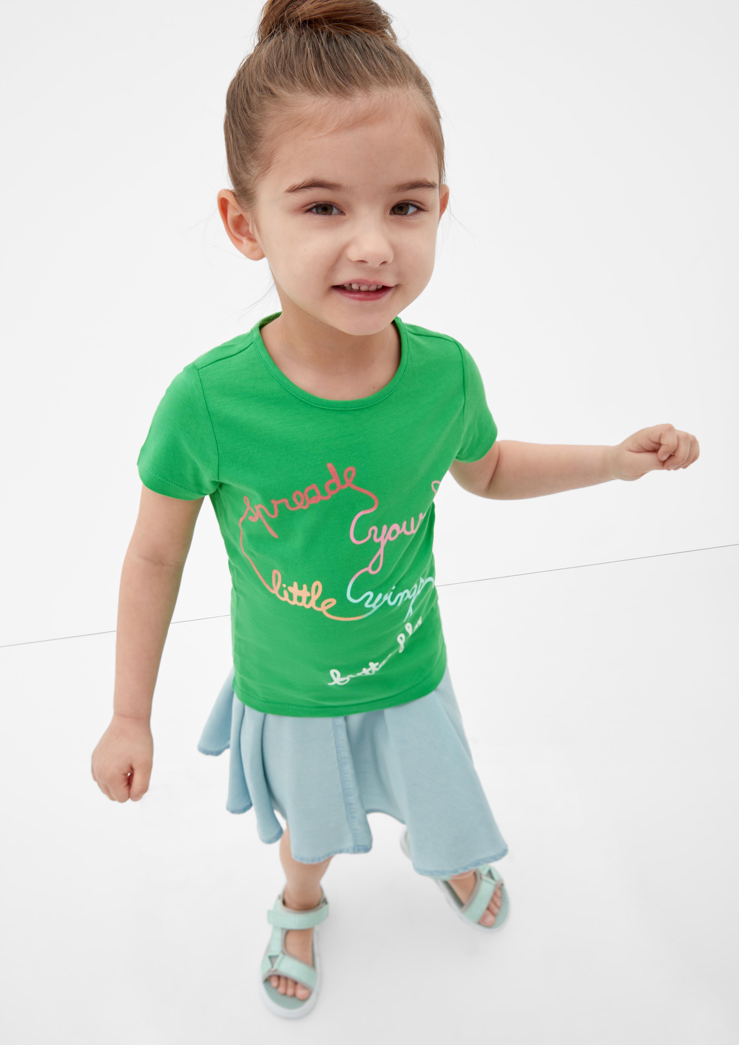 T-Shirt mit Glitzer-Print  2130396-7590