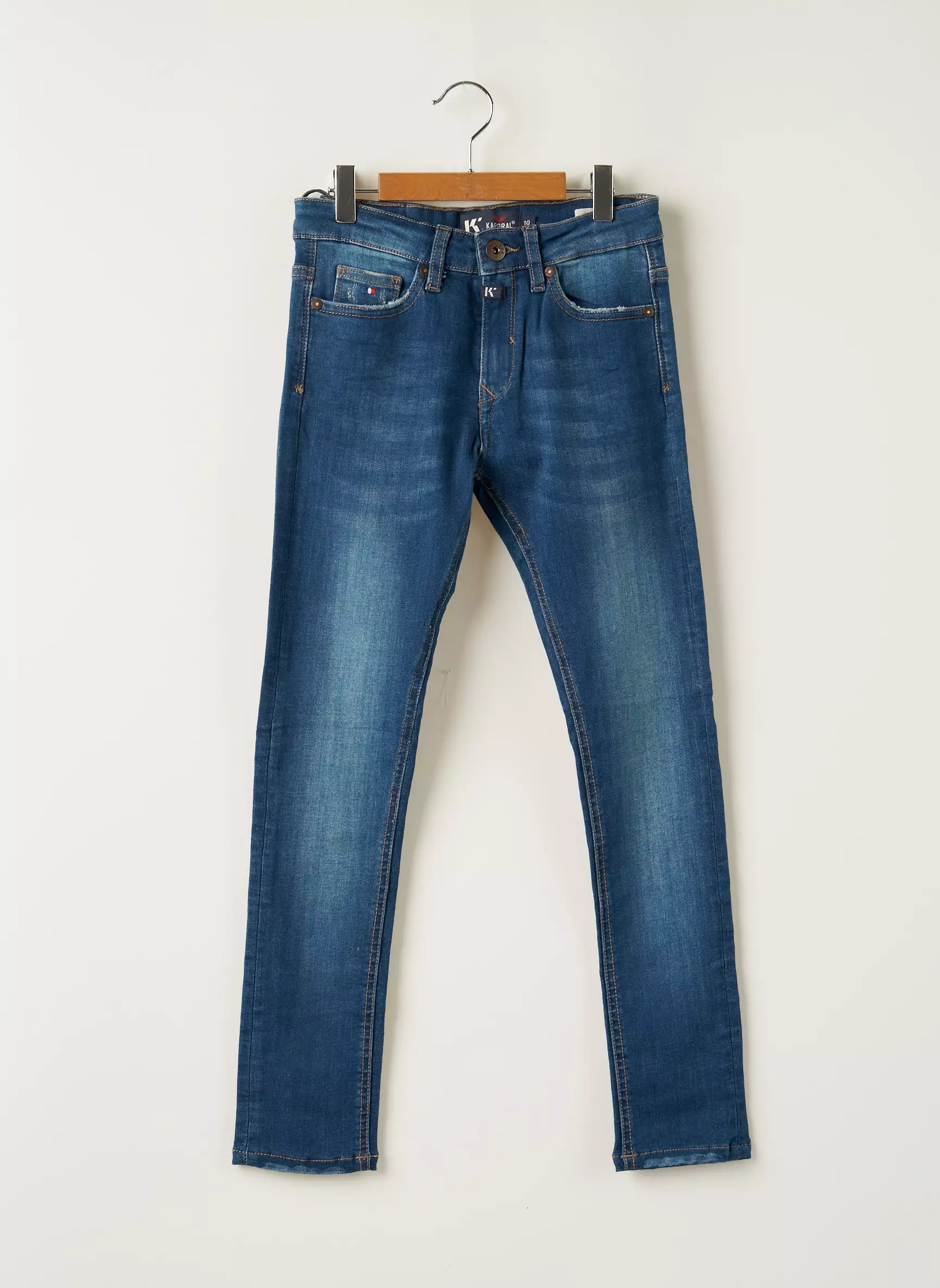 Kaporal Jeans Coupe Slim Garcon couleur bleu
