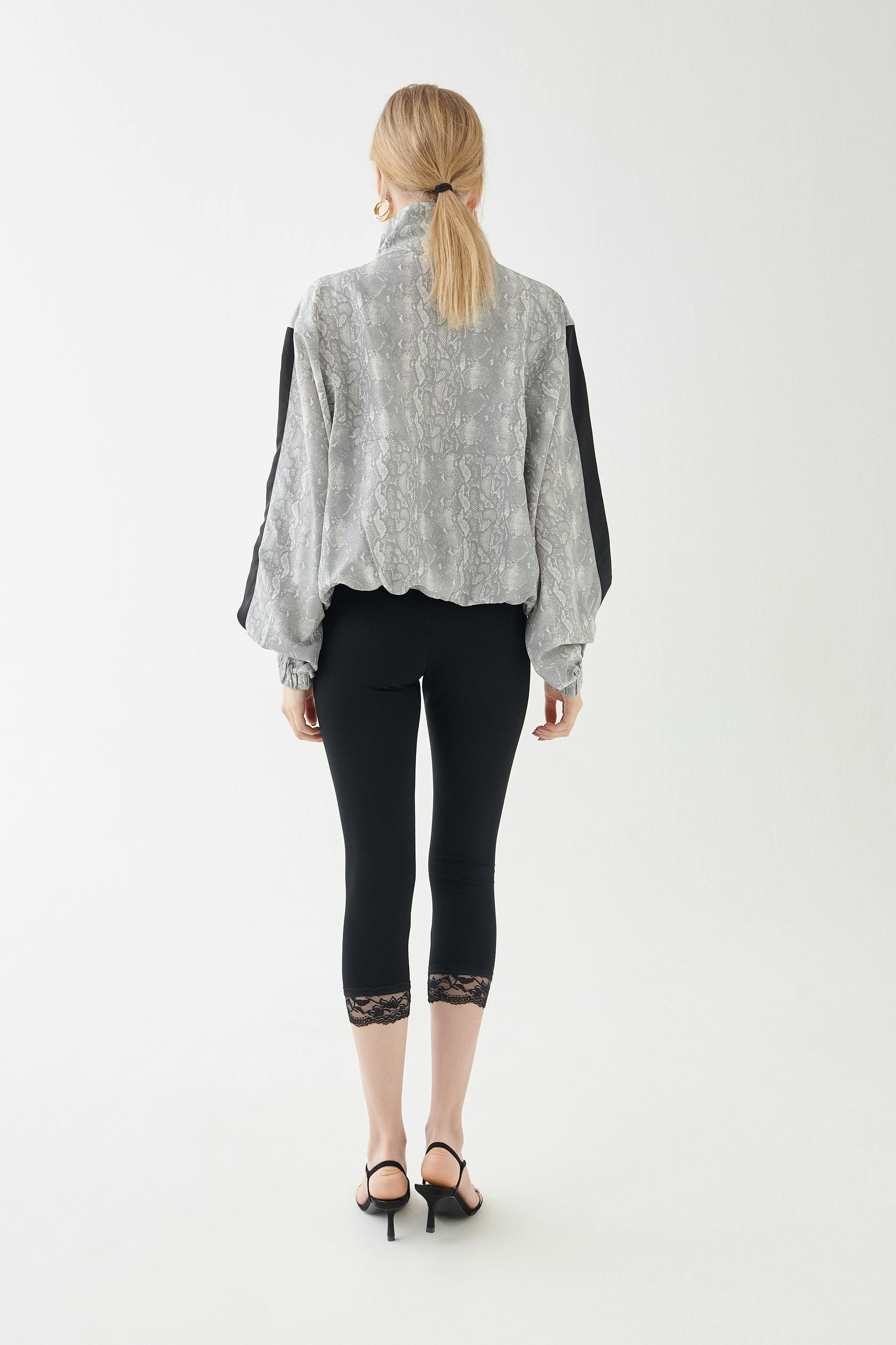 Basic short leggings lace