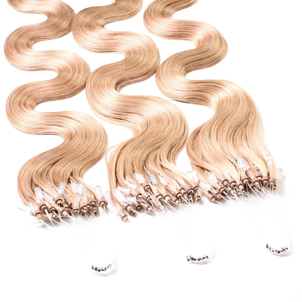 hair2heart Extensions à froid cheveux naturels #18 Noisette 1g extensions