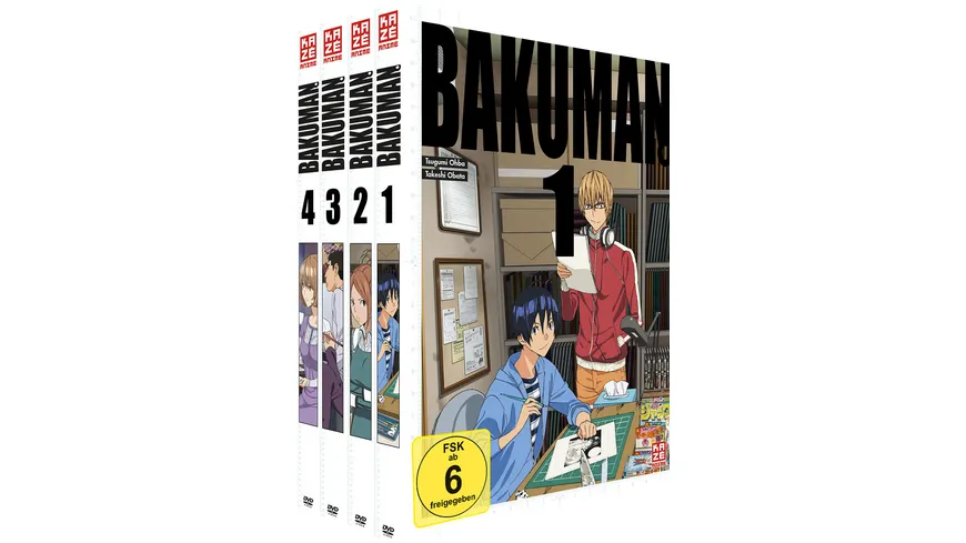 Bakuman - DVD Gesamtausgabe ohne Schuber  [4 DVDs]