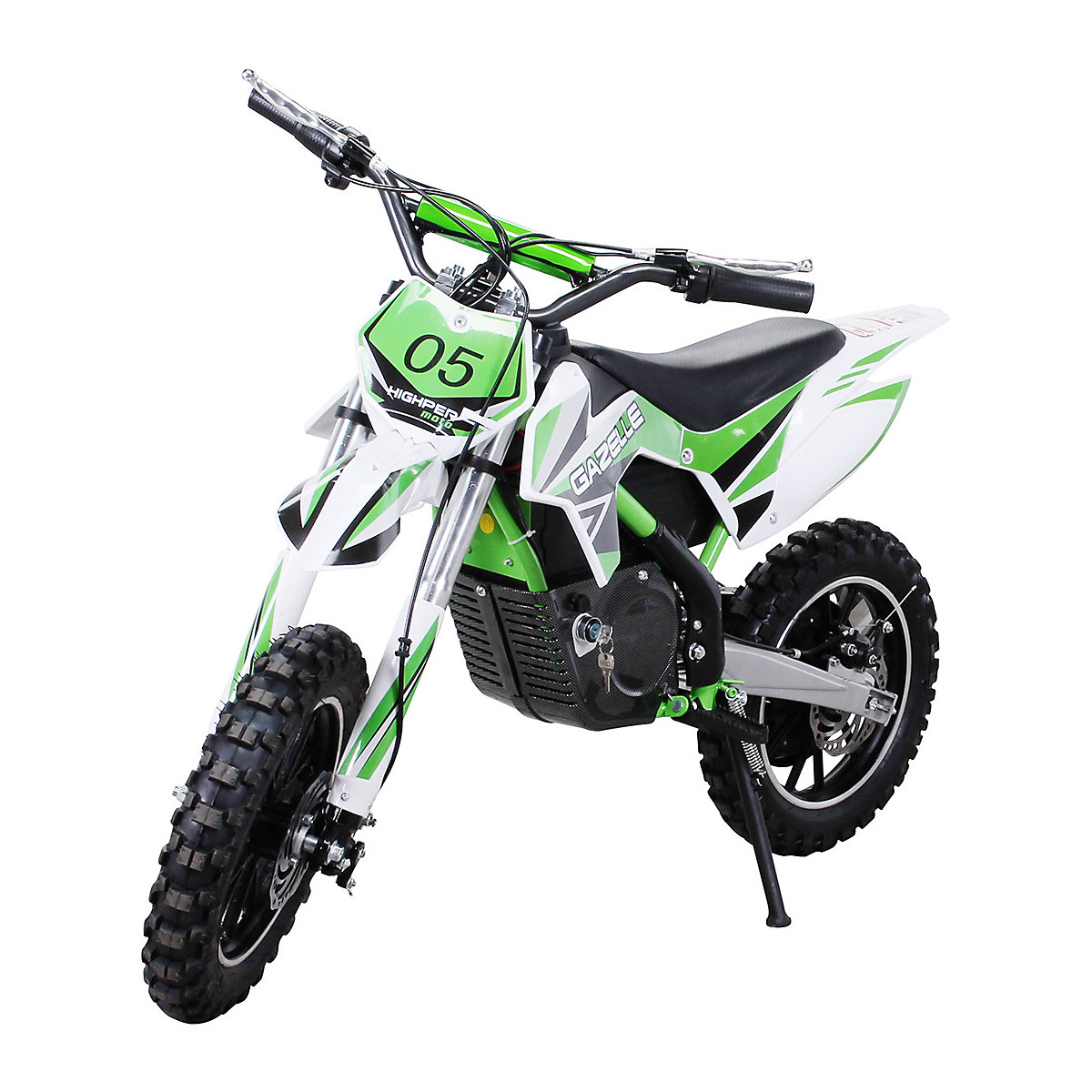 Kinder Elektromotorrad Crossbike Gazelle - Starker 500 Watt 24 Volt Elektromotor