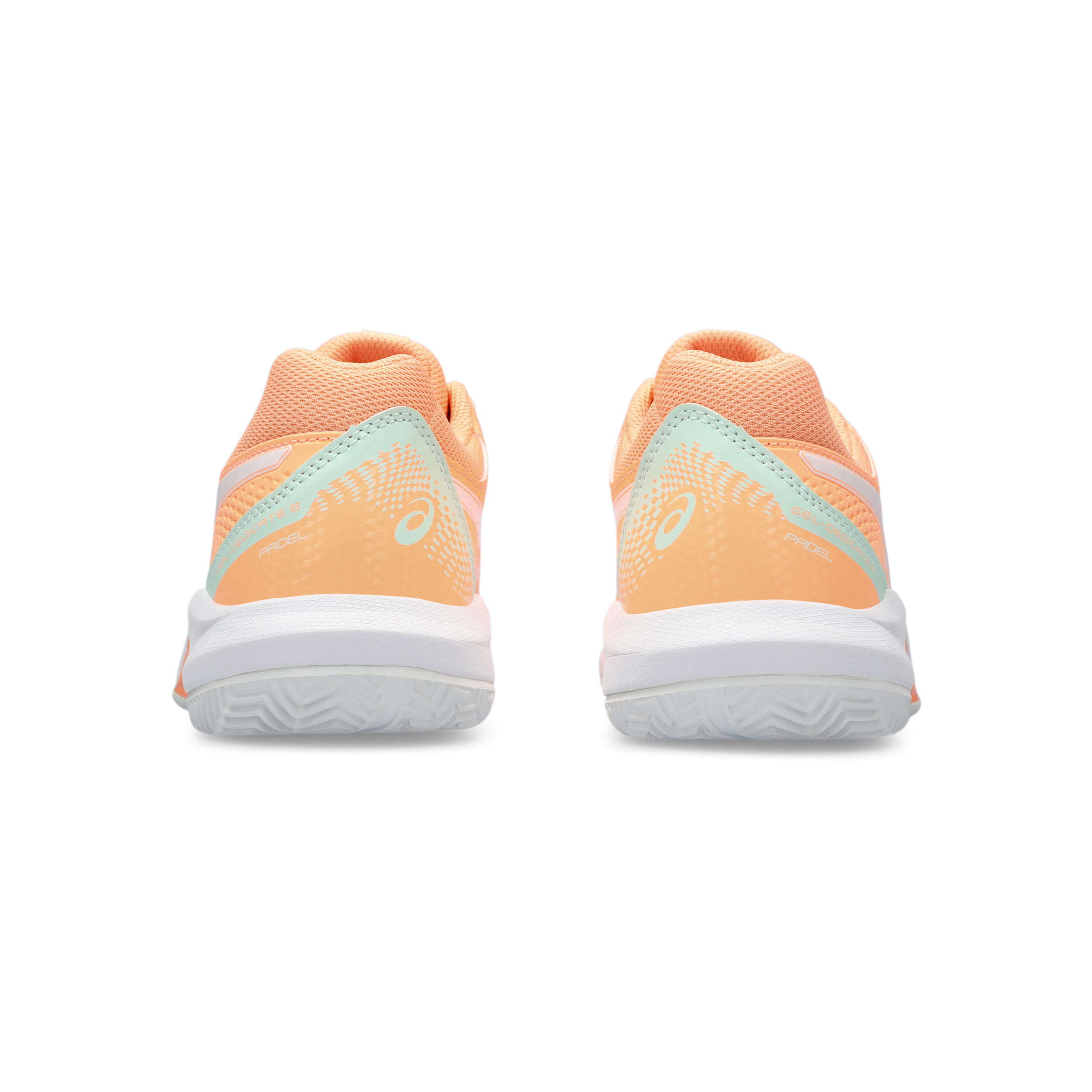 Gel-Dedicate 8 Padelschuh Damen - Apricot, Weiß