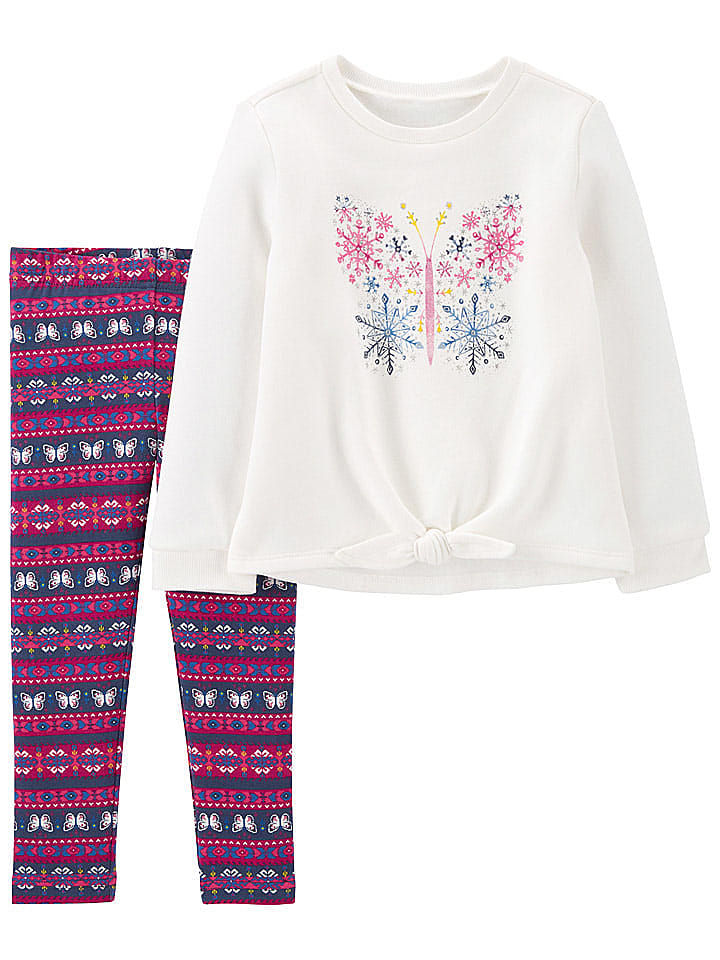 carter's 2tlg. Outfit in Weiß günstig kaufen 86
