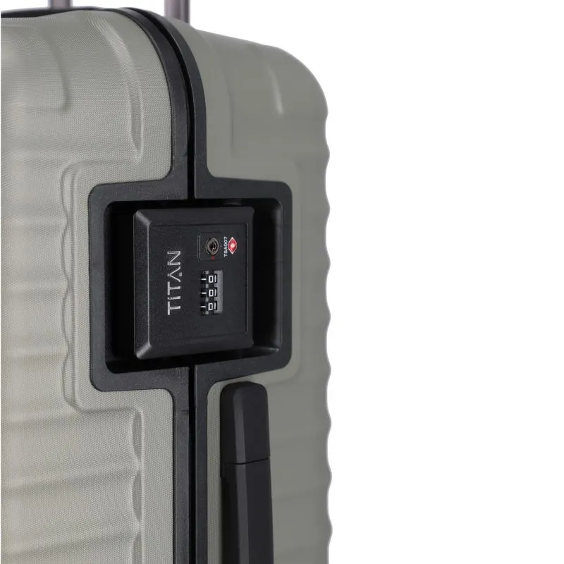 Titan LITRON FRAME 4-Rollen-Kabinentrolley S - Champagner