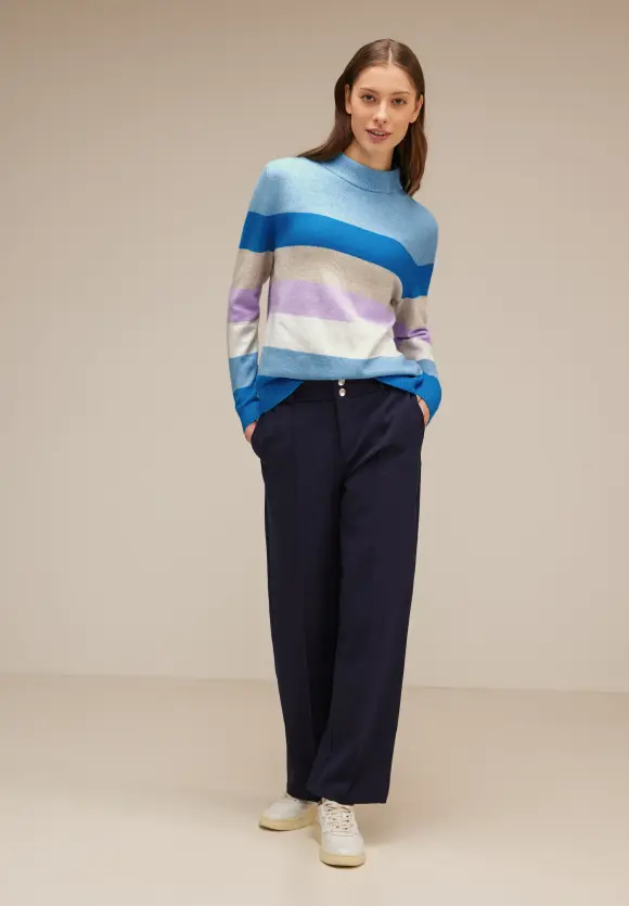 Street One Pullover mit Streifenmuster