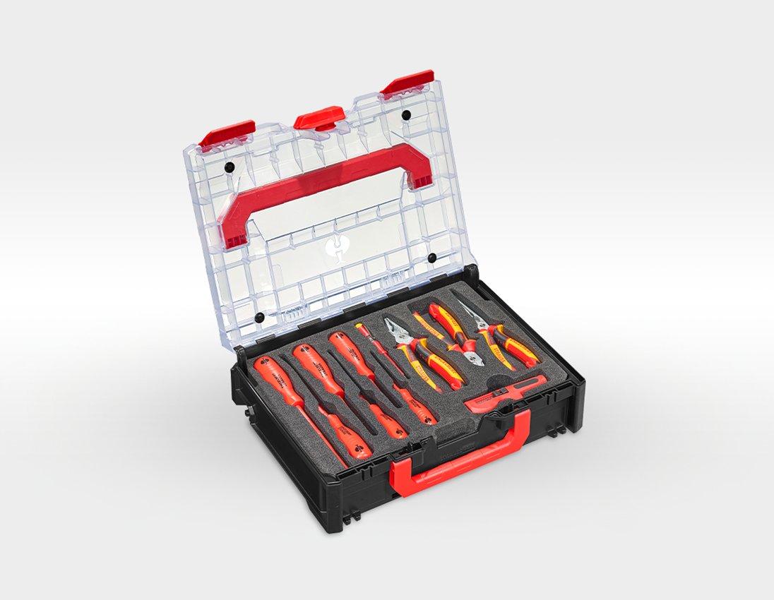 STRAUSSbox Werkzeug-Set 118 Elektro classic