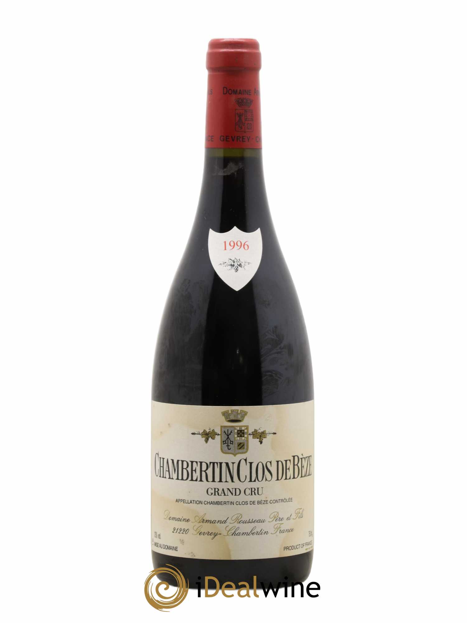 Chambertin Clos de Bèze Grand Cru Armand Rousseau (Domaine)  1996 - Lot de 1 Bouteille