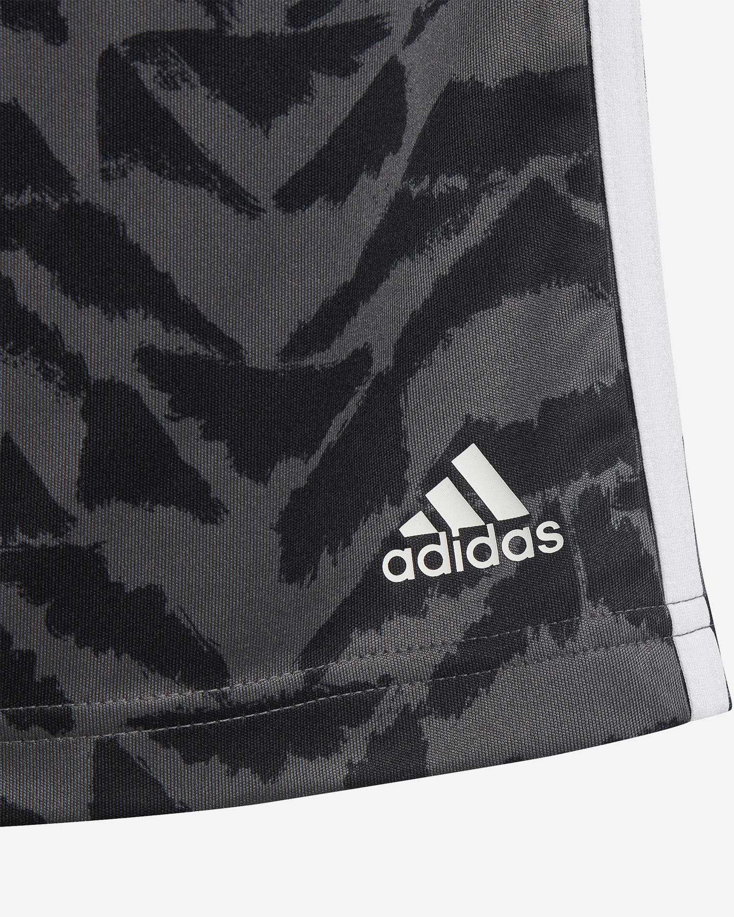 Pantaloncini Adidas All Over 3stripe Jr HR6392